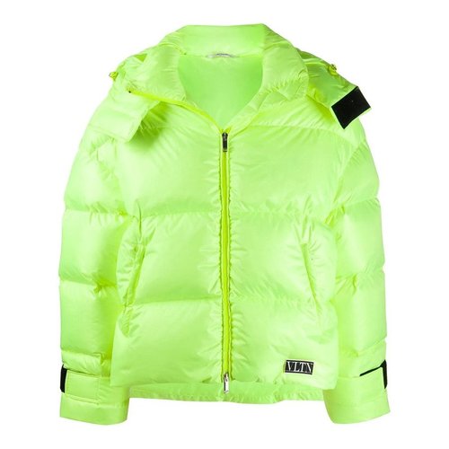 Valentino Padded Puffer Jacket - Yellow - UV3CNB006GMY05