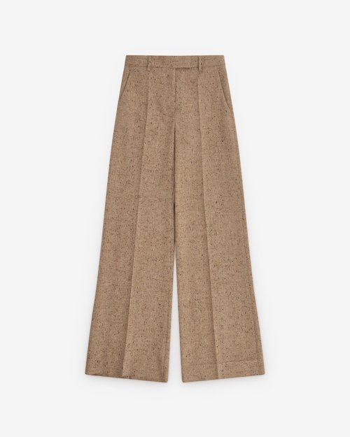 Valentino Palazzo Trousers - Beige - 7B0RB6S09RT