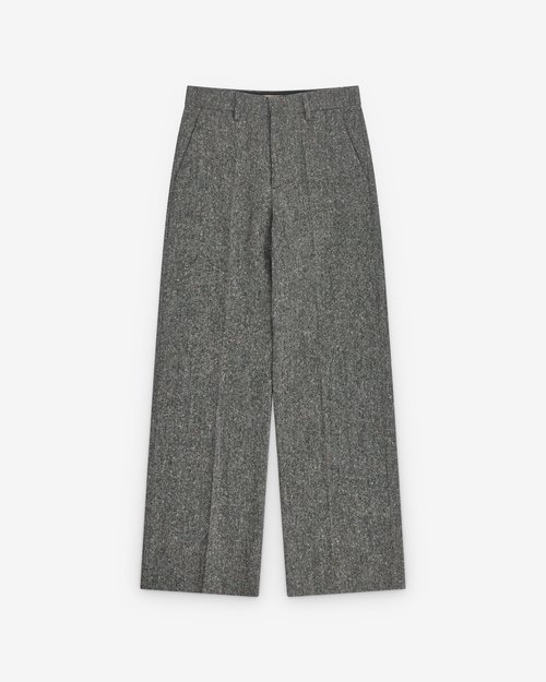 Valentino Palazzo Trousers - Grey - 7V0RBO00B4K