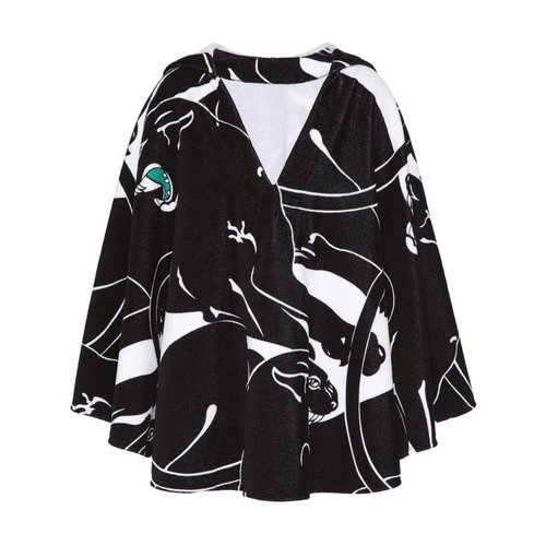 Valentino PantherPrint Tunic - Black - 3B3CG3W686DK1E