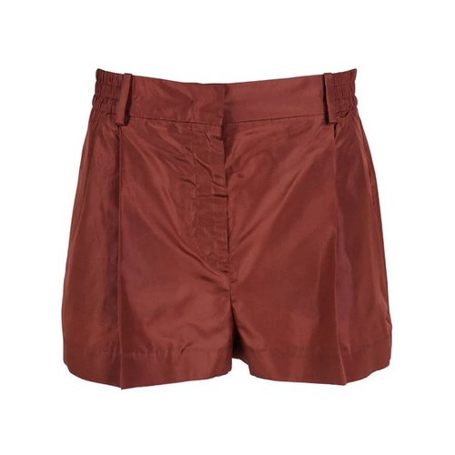 Valentino PressedCrease Tailored Shorts - Brown - XB0RF1Z5745PV9