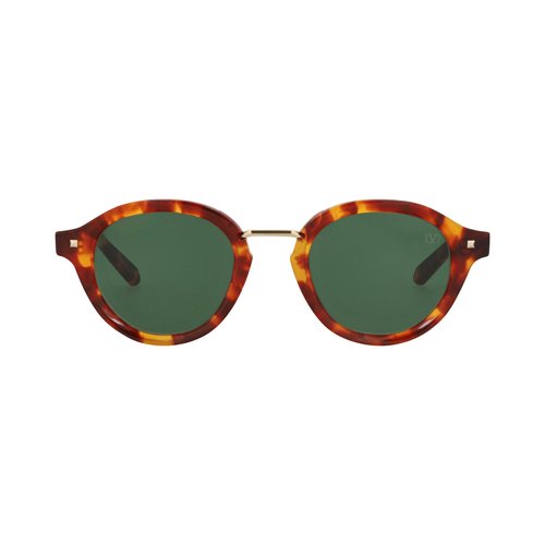Valentino Round Frame Acetate Sunglasses - VLS132C46