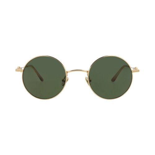 Valentino Round-Frame Metal Sunglasses - VLS173B48