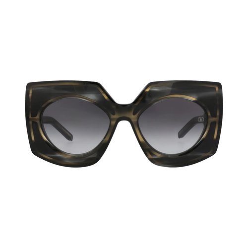 Valentino Square-Frame Acetate Sunglasses - VLS127A53