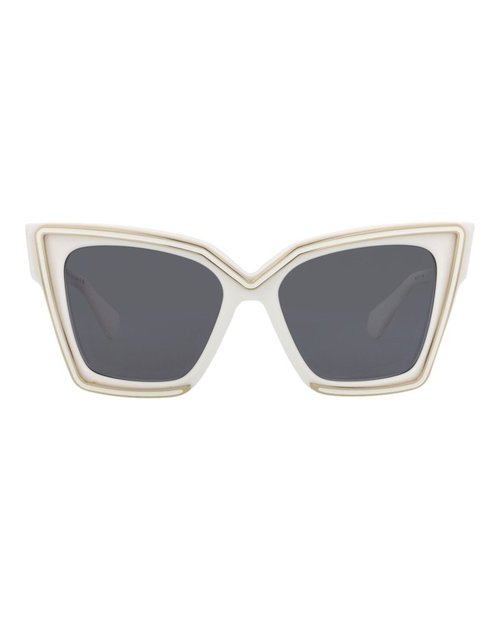 Valentino Sunglasses Cat EyeFrame Acetate - Hite Hite Grey (Vls/126C/54)