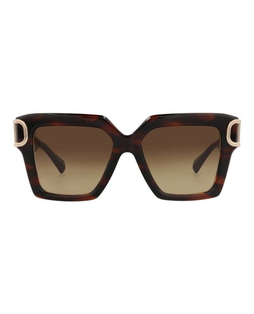 Valentino Sunglasses SquareFrame Acetate - Bron Bron Bron (Vls/107B/55)
