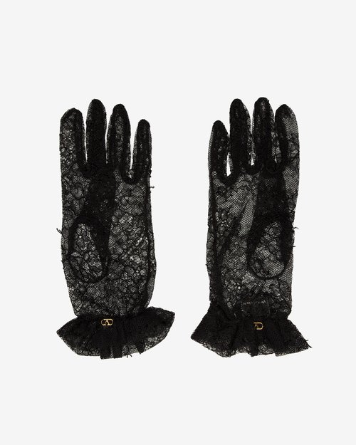 Valentino Garavani Glove - Black/Gold - 7W2GD00FYCCN06