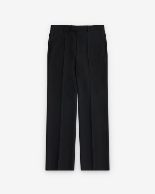 Valentino Wool Trousers - Black - 8V3RBN85AK8