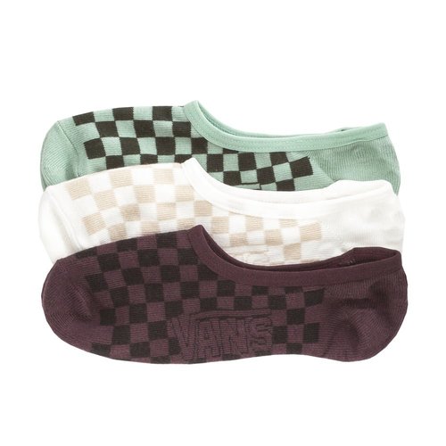 Vans 3 Pack Fuego Canoodle - Dried Kelp/White/Grey/Checkerboard - VN000QBFEMU