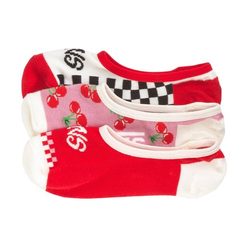 Vans 3 Pack Fuego Canoodle - Racing Red/White/Pink/Cherries - VN000QBFIZQ