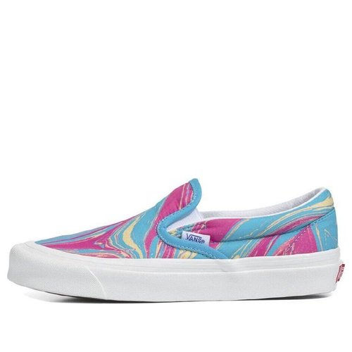 Vans Anaheim OG Marble Slip-On 98 - Blue/Pink - VN0A5KX8AWO