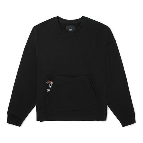 Vans AP OTW Test Fleece Crew Sweater - Black/White - VN0A54OLBLK