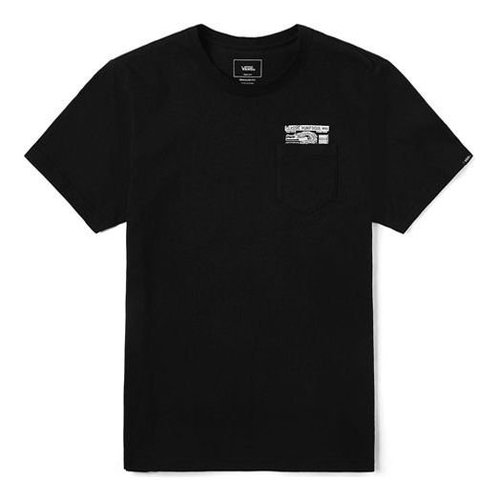 Vans Artist Printed Round Neck Tee - Black - VN0A4P5FBLK