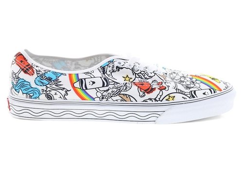 Vans Authentic Crayola DIY Sketch Your Way 'White Black