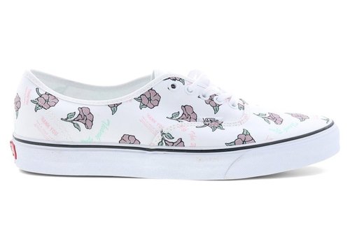 Vans Authentic Thank You Floral Print - True White - VN0A2Z5I19L