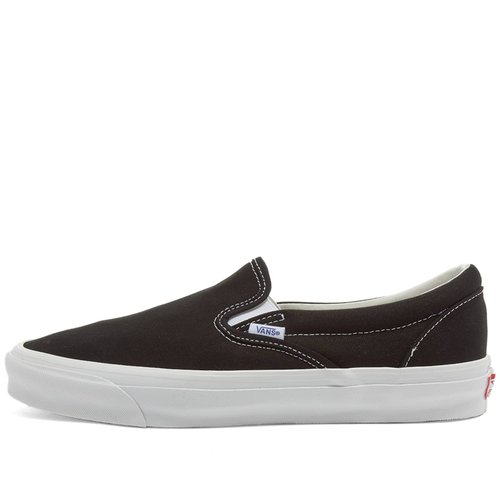 Vans Black OG Classic Slip-On - (Canvas) Black/True - VN0A45JK1WX1