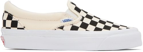 Vans Black & White OG Classic Slip-On - Checkerboard Checker - VN0A45JKT0A1