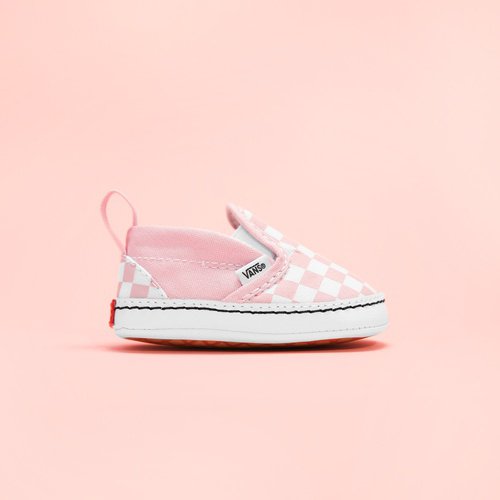 Vans Checkerboard Slip-on V - Lilac Snow/True White - VN0A2XSLUY4