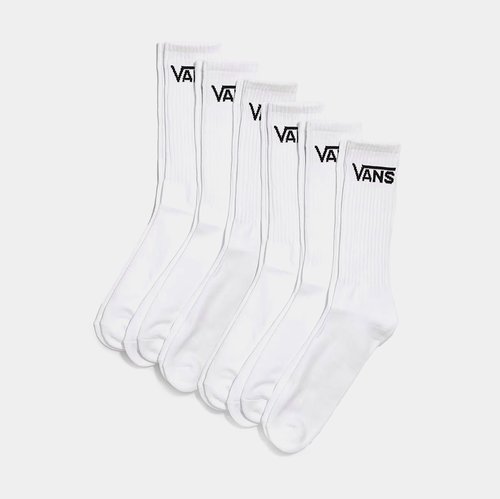 Vans Classic Crew 3Pk Socks - White