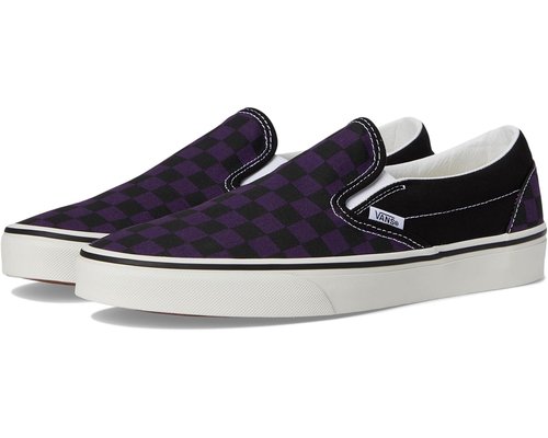 Vans Classic Slip On Checkerboard Lace-up Boots - Pop Check Gothic Grape - VN000D6B11E1