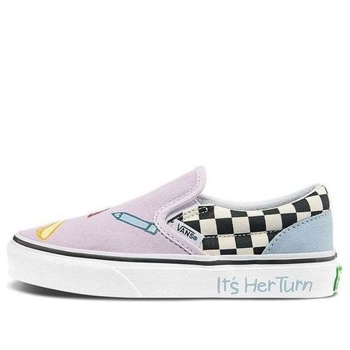 Vans Classic Slip-On - Blue/Pink - VN0A5KXM89C