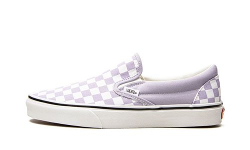vans checkerboard slip on size 3