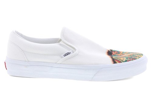 Vans Classic SlipOn White - True White/Paisley - VN000XG8AZQ