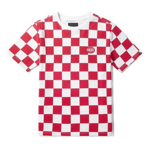 Vans Classical Checkerboard Short Sleeve TEE - Red/White - VN0A3ZNZIZQ