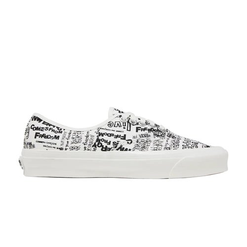 Comme des Garçons x Vans OG Authentic LX - White/White - VN0A4BV92GX