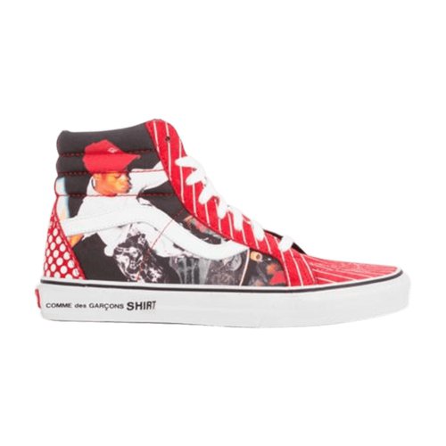 Vans Comme des Garçons x Supreme x Sk8-Hi - Red - VN0QG2EG6