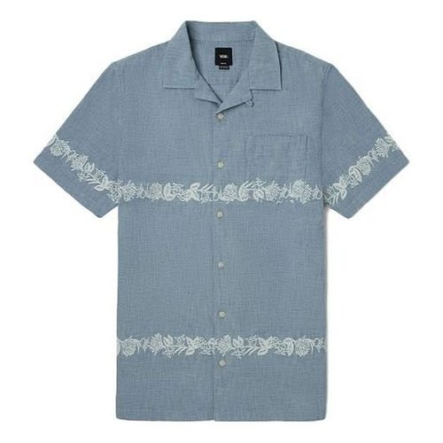 Vans Denim Short Sleeve Shirt - Blue - VN0A5E6JLKZ