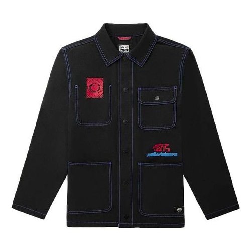 Vans Funny Pattern Multiple Pockets Jacket - Black - VN0A3WF140C