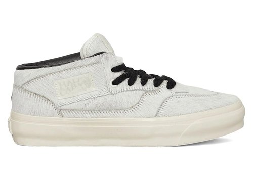 Vans Half Cab 33 LX Life is Unfair Pony Hair - Marshmallow/Black - VN000EJGKIG