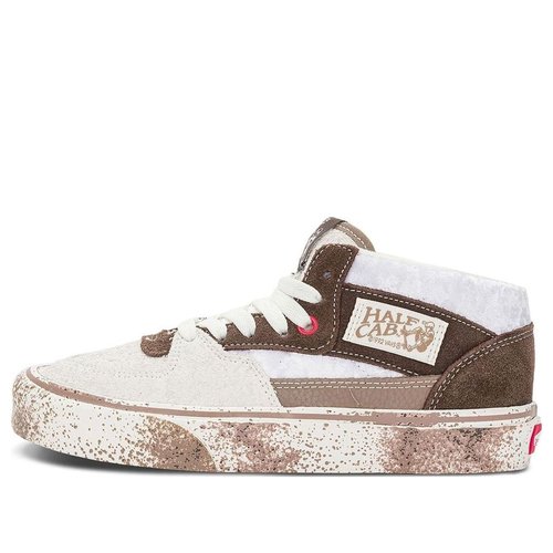 Vans Half Cab - White/Brown - VN000DZ3D63