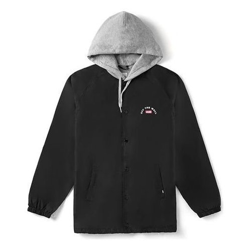 Vans hooded casual Jacket - Black - VN0A4BR8BLK