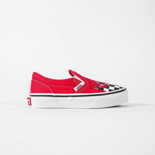 Vans KD Classic Slip-On racing - Red/True white - VN0A32QIRX5