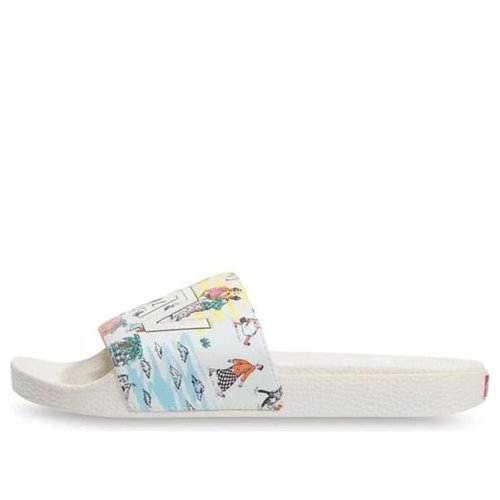 Vans Kide Slide-On Slippers - White - VN0004KIW94