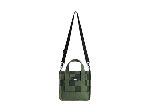Vans Lil Pegs Tote Bag - Checkerboard Pine Forest Green - VN000HRWEN6