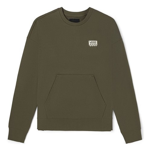 Vans Logo Graphic Crew Sweater - Green/White - VN00090VKCZ