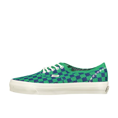 Vans LX Authentic 44 EK - Punk Check Green/Navy - VN000EJC5W31
