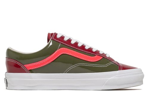 Vans LX Old Skool 36 Patent - Bordeaux/Olive - VN000D9RGAH1