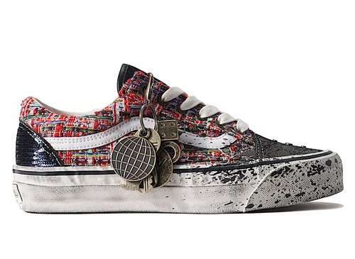 Vans LX Old Skool Charm - Red/Black - VN000D9VBOS1