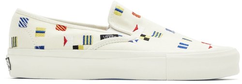 Vans Off-White OG Style 48 LX - Classic White/Signal - VN0A4UVFAR91