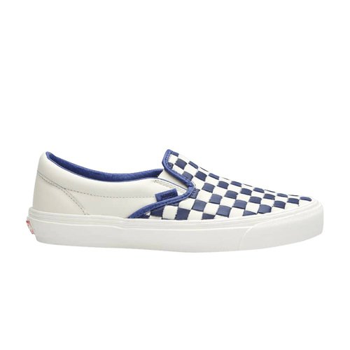 Vans OG Classic Slip-On LX - Check Blue - VN000UDFIM0