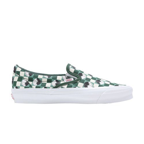 Vans OG Classic Slip-On LX - Green/White/Black - VN0A45JKGRN