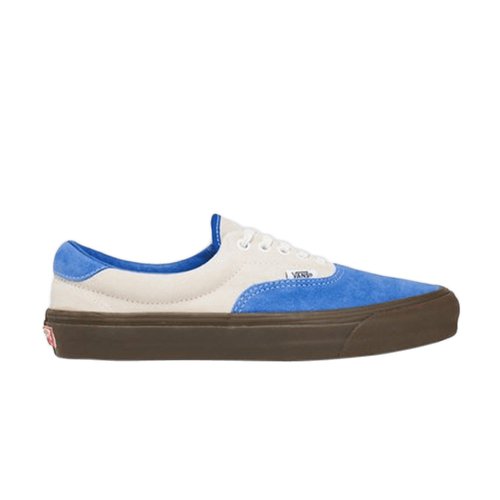 Vans OG Era 59 LX Suede - White Asparagus/Blue/Brown - VN0A3ZCBUMW1