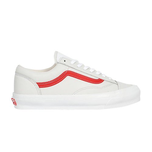 Vans OG Style 36 LX - (Leather) Red/True White - VN0A4BVE21D