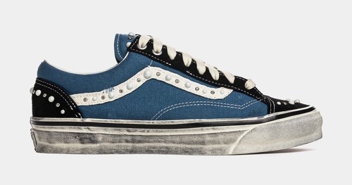 Vans Old Skool 36 Lifestyle - Blue/White - E8VYA6