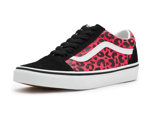 Vans Old Skooltm Big Kid - Glitter Leopard Diva Pink - VN000D2VFOC1