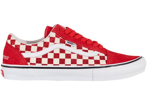 Vans Old Skool Supreme Swarovski - Red